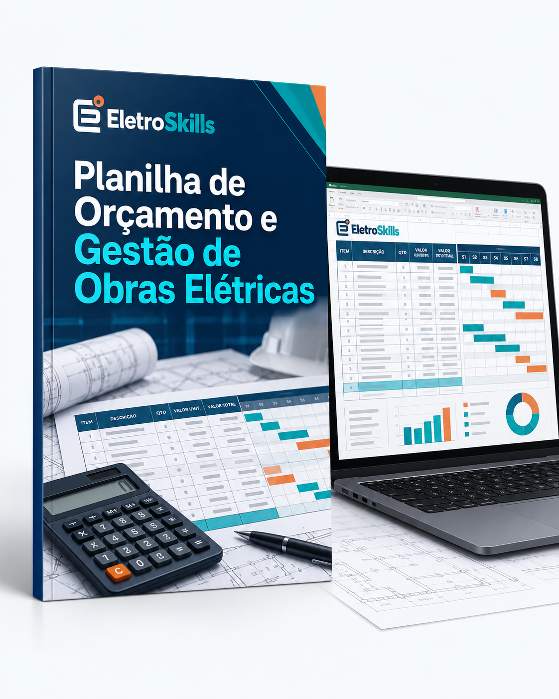 Planilha de Orçamento e Gestão de Obras Elétricas